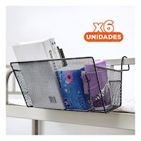 Pack6 Torre de Rejilla 26x8x13 cm de Negro para Historias con todos sus Hijos Y+Regalo Sticker